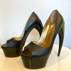 Walter Steiger Unicorn Heel - Peep Toe Platform